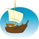 Kamper Kogge - Dutch Medieval Sailing Cog logo