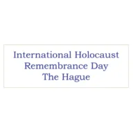 Logo van International Holocaust Remembrance Day The Hague