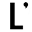 L'ORIGINE logo