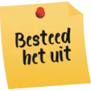 Besteed het uit logo