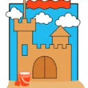 Het zandkasteel-zorg logo
