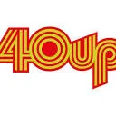 40UP Radio logo