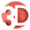 De 3D ontwerper logo