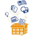 Drukwerk en ontwerpen voor school logo