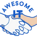 Awesome IT logo