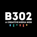 B302 a creative media mob logo