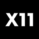 X11 media en vormgeving logo